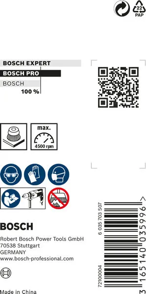 PRO Multi Material clean lončasta četka ravni prihvat 50×0,2 mm 2608622008