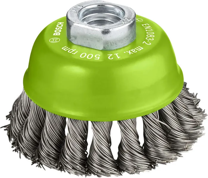 Bosch PRO Stainless Steel heavy lončasta četka 75×0,5 mm, sa navojem 2608622060