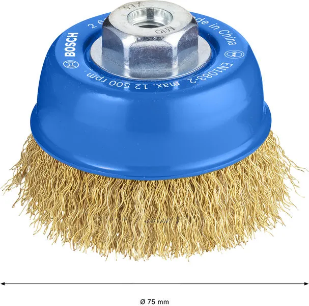 PRO Metal clean lončasta četka 75 x 0,3 mm, navoj 2608622062