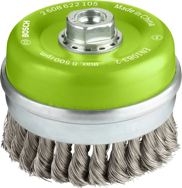Bosch PRO Stainless Steel heavy lončasta četka 100×0,35 mm, sa navojem 2608622105