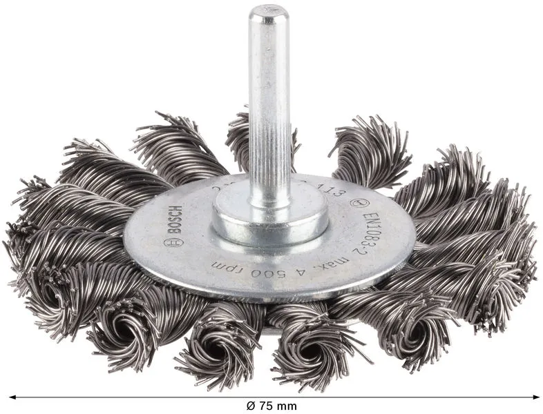 PRO Metal heavy žičana četka ravni prihvat 75×0,5 mm 2608622113