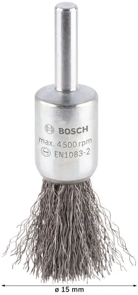 PRO Metal clean krajnja četka ravni prihvat 15×0,2 mm 2608622114