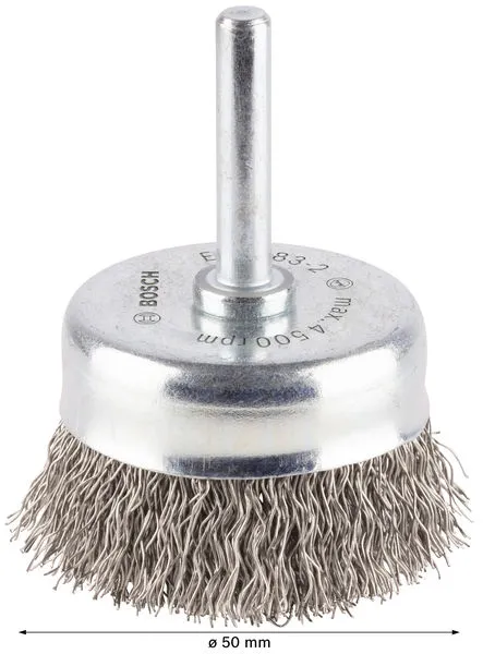 PRO Stainless Steel clean lončasta četka ravan prihvat 50×0,3 mm 2608622117
