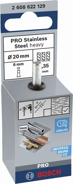 PRO Stainless Steel heavy krajnja četka ravni prihvat 19×0,35 mm 2608622129