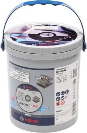 Bosch PRO Stainless Steel and Metal Bonded rezna ploča, 115×1×22,23 mm, ravna, 100 kom. 2608626112