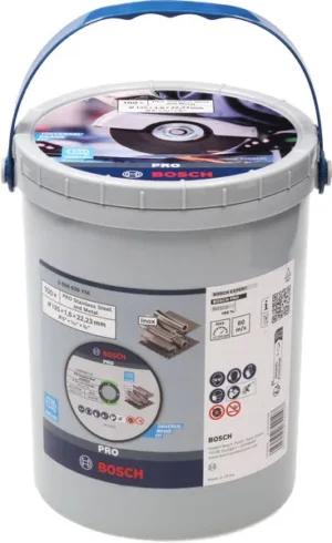 Bosch PRO Stainless Steel and Metal rezna ploča, 125×1,6×22,23 mm, ravna, 100 kom. 2608626114