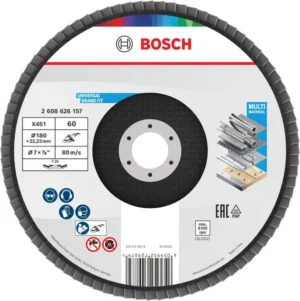 Bosch X451 lamelna brusna ploča, 180×22,23 mm, G60, T29, 15 delova 2608626157