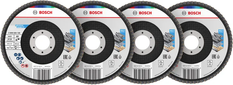 Bosch X451 lamelna brusna ploča, 125×22,23 mm, G40