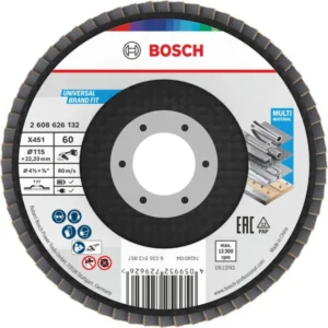Bosch X451 lamelna brusna ploča, 115×22,23 mm, G60, T27, 15 delova 2608626172