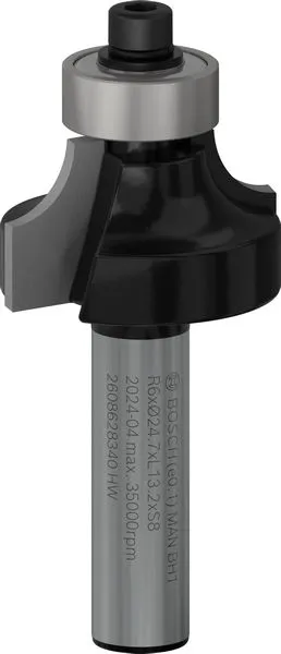 Bosch PRO glodalo za zaobljavanje R 6, prihvat 8 mm 2608628340