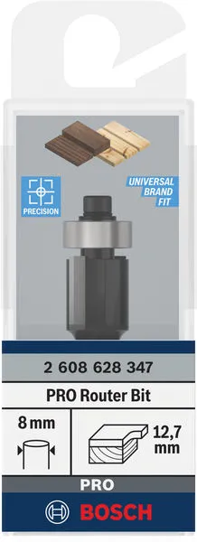 PRO glodalo za glodanje u ravni sa ležajevima na dnu Ø 12,7×L 13, prihvat 8 mm 2608628347