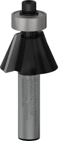 Bosch PRO glodalo za obaranje ivica 25°, prihvat 8 mm 2608628351