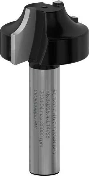 Bosch PRO ovolo glodalo R 6,3, prihvat 8 mm 2608628355