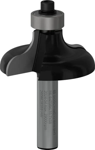 Bosch PRO nastavak za ukrasno iskošavanje ivica R 6,4, prihvat 8 mm 2608628359