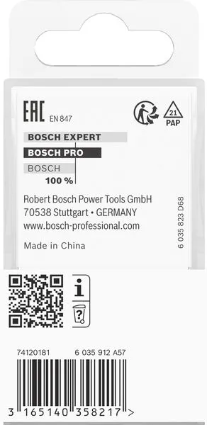 PRO vođeno glodalo pljosnatog štapa R 6, prihvat 8 mm 2608628360