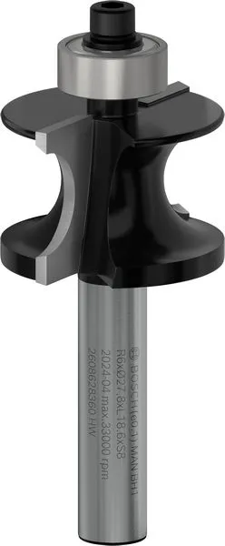 Bosch PRO vođeno glodalo pljosnatog štapa R 6, prihvat 8 mm 2608628360