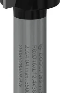 Bosch PRO glodalo za poluokrugle kanale R 8, prihvat 8 mm 2608628369