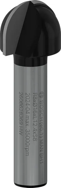 Bosch PRO glodalo za poluokrugle kanale R 8, prihvat 8 mm 2608628369