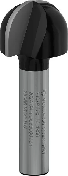 Bosch PRO glodalo za poluokrugle kanale R 10, prihvat 8 mm 2608628370