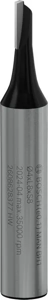 Bosch PRO ravno glodalo jedan žleb Ø 4×L 8, prihvat 8 mm 2608628377