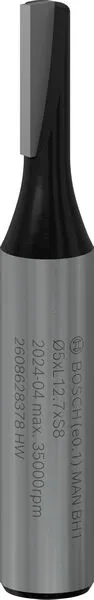 Bosch PRO ravno glodalo jedan žleb Ø 5×L 12,7, prihvat 8 mm 2608628378
