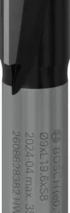 Bosch PRO ravno glodalo dva žleba Ø 9×L 19,6, prihvat 8 mm 2608628382