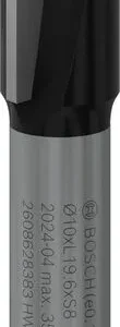 Bosch PRO ravno glodalo dva žleba Ø 10×L 19,6, prihvat 8 mm 2608628383