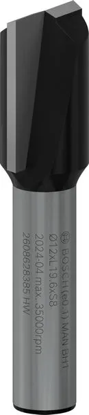 Bosch PRO ravno glodalo dva žleba Ø 12×L 19,6, prihvat 8 mm 2608628385