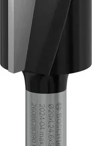 Bosch PRO ravno glodalo dva žleba Ø 20×L 24,6, prihvat 8 mm 2608628390