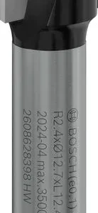 Bosch PRO glodalo za kanale i useke, R 2,4, prihvat 8 mm 2608628398