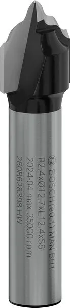 Bosch PRO glodalo za kanale i useke, R 2,4, prihvat 8 mm 2608628398