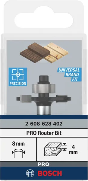PRO pločasto glodalo L 4, prihvat 8 mm 2608628402
