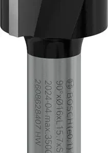 Bosch PRO glodalo za V-kanale 90°×Ø 16, prihvat 8 mm 2608628407