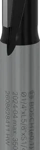 Bosch PRO ravno glodalo, dva žleba, Ø 1/4×L 5/8", prihvat 1/4" 2608628411