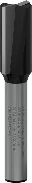 Bosch PRO ravno glodalo, dva žleba, Ø 3/8×L 49/64", prihvat 1/4" 2608628412