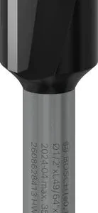 Bosch PRO ravno glodalo, dva žleba, Ø 1/2×L 49/64", prihvat 1/4" 2608628413