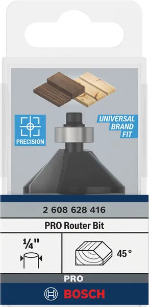 PRO glodalo za obaranje ivica, 45°, prihvat 1/4″ 2608628416