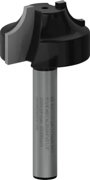 Bosch PRO glodalo za profilisanje ivica, R 1/4″, prihvat 1/4″ 2608628424