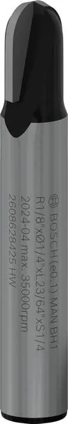 Bosch PRO glodalo za poluokrugle kanale, R 1/8″, prihvat 1/4″ 2608628425