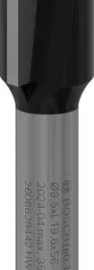 Bosch PRO ravno glodalo, dva žleba, Ø 9,5×L 19,6, prihvat 6 mm 2608628442