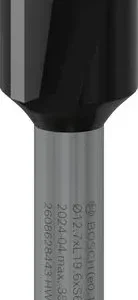 Bosch PRO ravno glodalo, dva žleba, Ø 12,7×L 19,6, prihvat 6 mm 2608628443