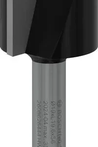 Bosch PRO ravno glodalo, dva žleba, Ø 19×L 19,6, prihvat 6 mm 2608628444