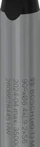 Bosch PRO glodalo za V-kanale, 90°×Ø 6,4, prihvat 6 mm 2608628445