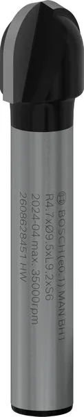Bosch PRO glodalo za poluokrugle kanale, R 4,7, prihvat 6 mm 2608628451
