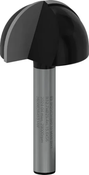 Bosch PRO glodalo za poluokrugle kanale, R 12,7, prihvat 6 mm 2608628453