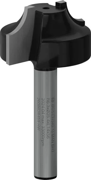 Bosch PRO ovolo glodalo, R 6,3, prihvat 6 mm 2608628459