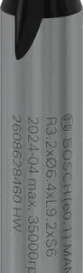 Bosch PRO glodalo za poluokrugle kanale, R 3,2, prihvat 6 mm 2608628460
