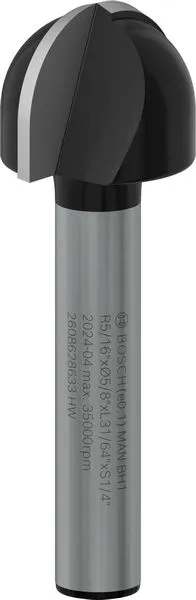 Bosch PRO glodalo za poluokrugle kanale, R 5/16″, prihvat 1/4″ 2608628633