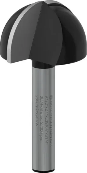 Bosch PRO glodalo za poluokrugle kanale, R 1/2″, prihvat 1/4″ 2608628634