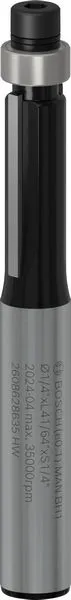 Bosch PRO glodalo za glodanje u ravni sa ležajevima na dnu, Ø 1/4″×L 21/32″, prihvat 1/4″ 2608628635